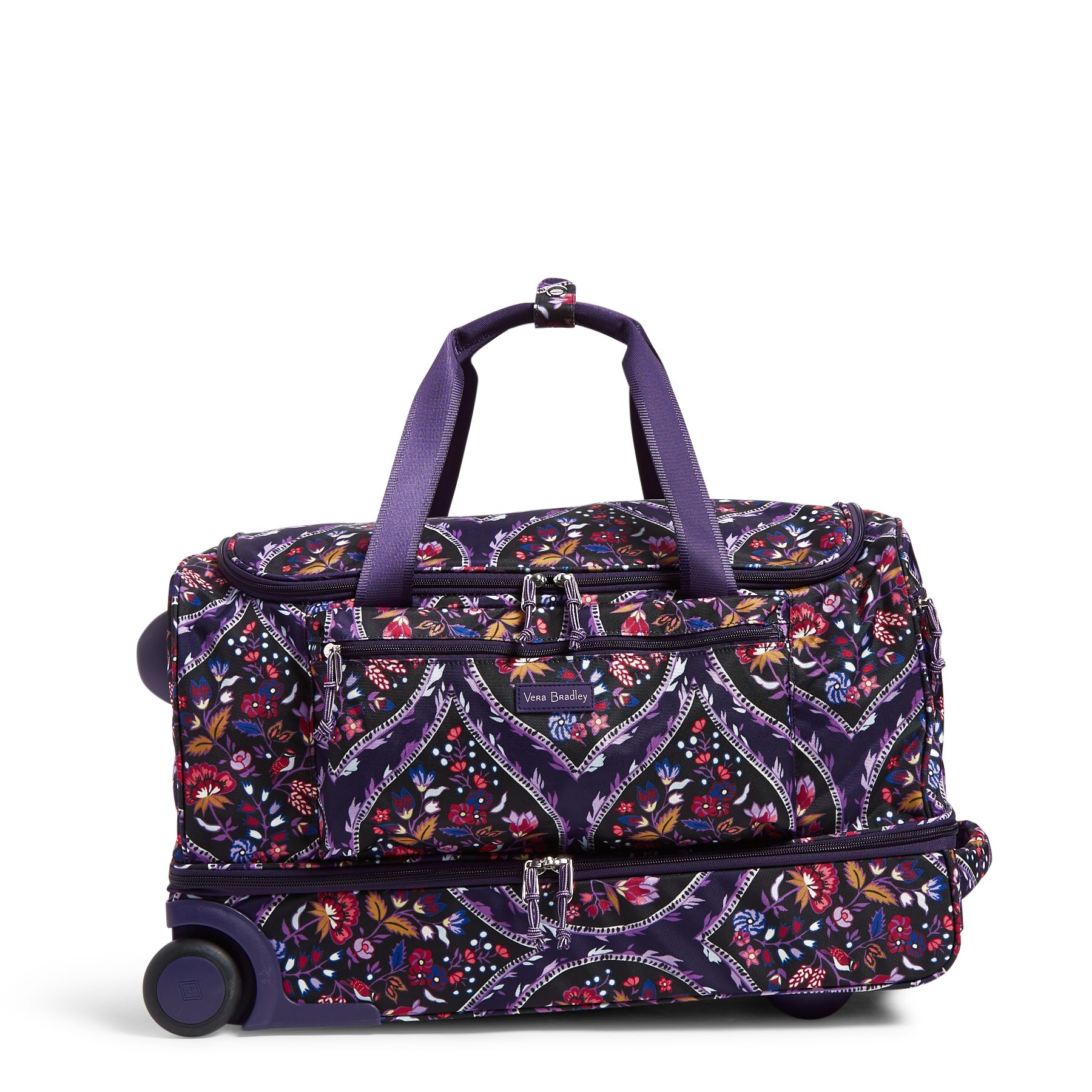 vera bradley wheeled luggage