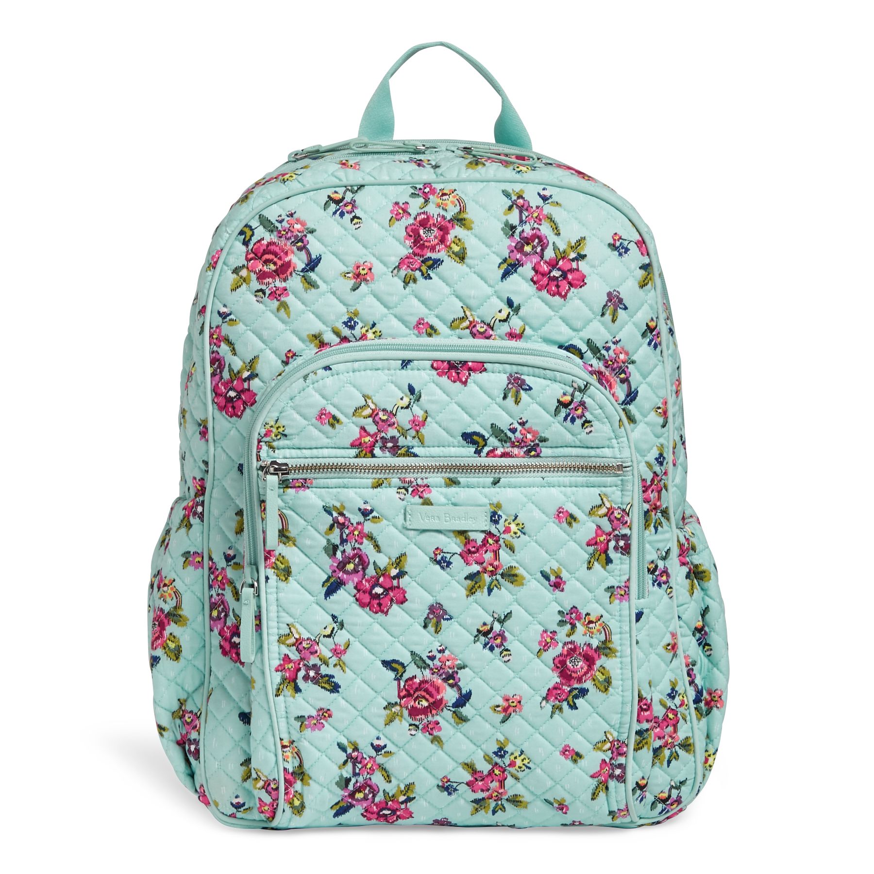 vera bradley bordeaux blooms campus backpack