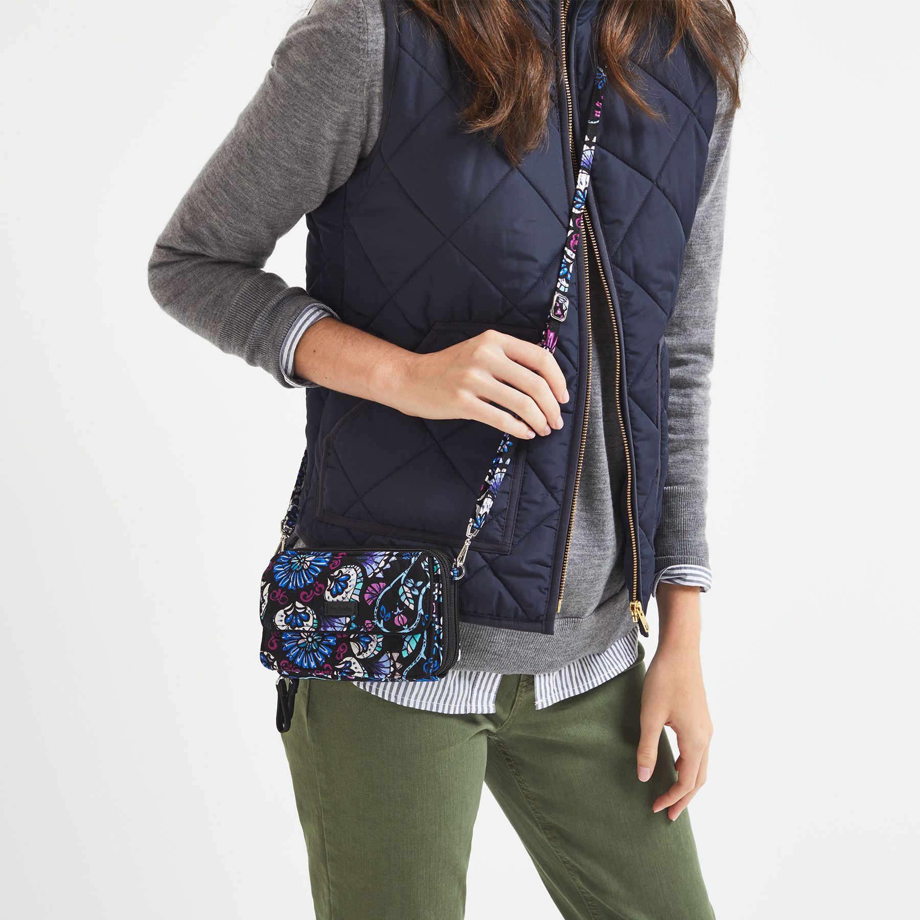 vera bradley rfid all in one crossbody