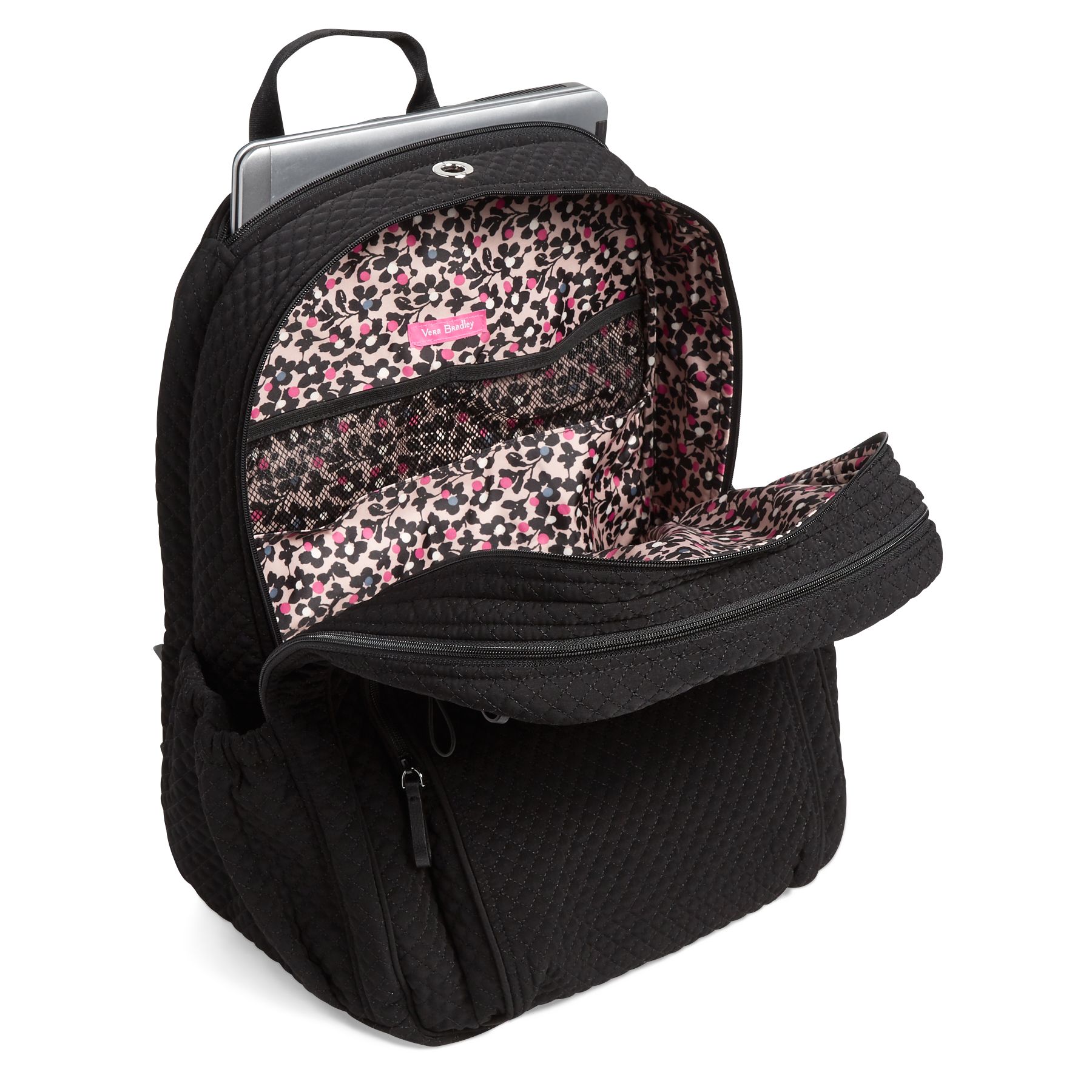 vera bradley iconic campus backpack black